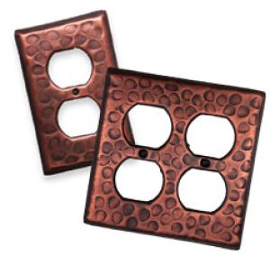 Santa Fe Copper Outlet Switch Plates (2 Sizes)
