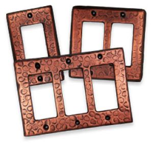 Santa Fe Copper Slider/Rocker Wall Plates (3 Sizes)