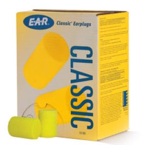 E-A-R Classic Pillow Ear Plugs - Yellow Box of 200 Packs