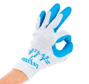 Latex Coated Knit Working Gloves - One Pair