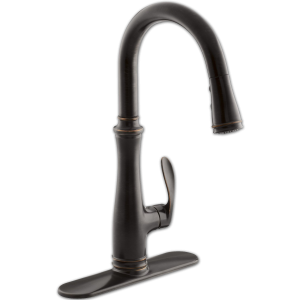 KOHLER® Bellera® single-hole or three-hole kitchen sink faucet - Oil Rubbed Bronze