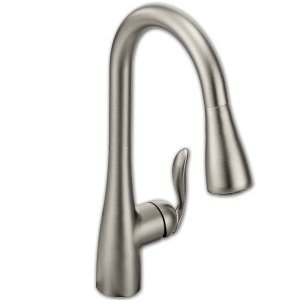 Moen Arbor One Handle High Arc Pull-Down Kitchen Faucet Spot Resist Stainless