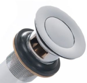 Polished Chrome Pop-Up Drain With Overflow